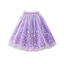 Babyhug Net Woven Sleeveless Singlet Sleeves Sequinned Floral Embroidered Lehenga Choli & Dupatta Set- Lilac