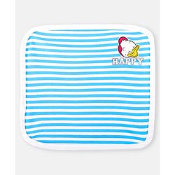 Babyhug Disney Interlock Knit Wash cloth With Donald Duck Graphics L 29 x B 29 cm Pack of 3 - Red Blue & Green
