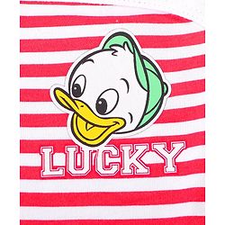 Babyhug Disney Interlock Knit Wash cloth With Donald Duck Graphics L 29 x B 29 cm Pack of 3 - Red Blue & Green