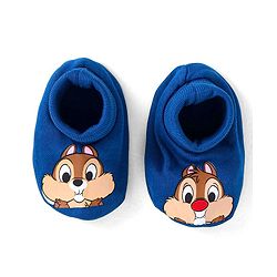Babyhug Disney Interlock Knit Cap Mittens & Booties With Chip n Dale Applique & 3D Ear Detailing - Navy Blue