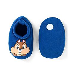 Babyhug Disney Interlock Knit Cap Mittens & Booties With Chip n Dale Applique & 3D Ear Detailing - Navy Blue