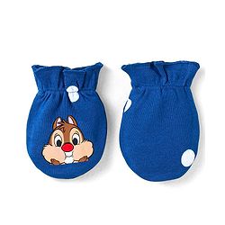 Babyhug Disney Interlock Knit Cap Mittens & Booties With Chip n Dale Applique & 3D Ear Detailing - Navy Blue