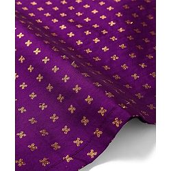 Babyhug Woven Full Sleeves Foil Printed Kurta Pyjama Set - Purple