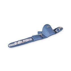 Babyhug Luxe Lift 4-in-1 Ergonomic Hip Seat Carrier: Padded Waist Support, Adjustable Straps, 4 Carrying Positions, Side Storage & Optimal Weight Distribution  For Babies 5 Months+ up to 15 kg - Blue