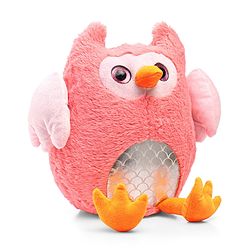 Babyhug Supersoft Owl Soft Toy Pink - Length 35 cm