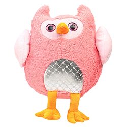 Babyhug Supersoft Owl Soft Toy Pink - Length 35 cm