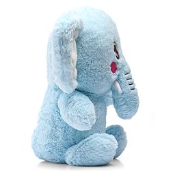 Babyhug Elephant Soft Toy Blue - Length 44 cm