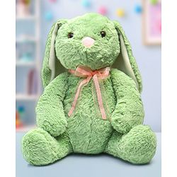 Babyhug Supersoft Bunny Soft Toy Green - Length 36 cm