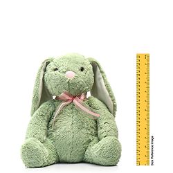 Babyhug Supersoft Bunny Soft Toy Green - Length 36 cm