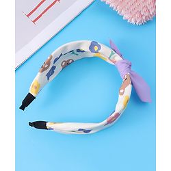 Babyhug Bow Applique Hair Band - Purple