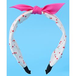 Babyhug Bow Applique Hair Band - Red