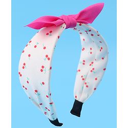 Babyhug Bow Applique Hair Band - Red