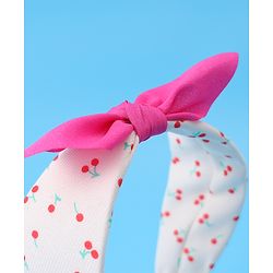 Babyhug Bow Applique Hair Band - Red