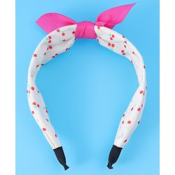 Babyhug Bow Applique Hair Band - Red