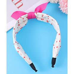 Babyhug Bow Applique Hair Band - Red