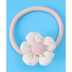 Babyhug Rubber Bands & Scrunchies Set Pack of 3 - Pink