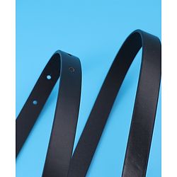 Babyhug Free Size Belt With Floral Buckle - Black