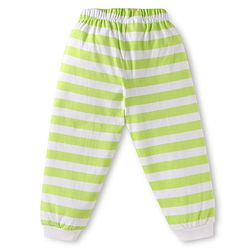 Babyhug Disney Single Jersey Knit Full Sleeves Night Suit with Mickey Mouse Graphics - Lime Green