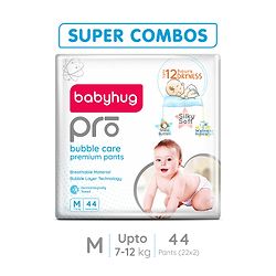Babyhug Pro Bubble Care Premium Pant Style Diaper Large Size - Pack of 20 Pieces