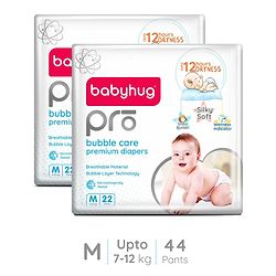 Babyhug Pro Bubble Care Premium Pant Style Diaper Large Size - Pack of 20 Pieces