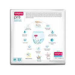 Babyhug Pro Bubble Care Premium Pant Style Diaper Large Size - Pack of 20 Pieces
