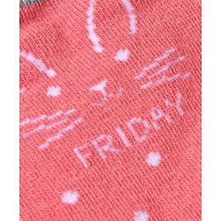 Cute Walk by Babyhug Non Terry Knit Anti-Bacterial Ankle Length Socks With Polka Dots & Strips Pack of 7 - Multicolor
