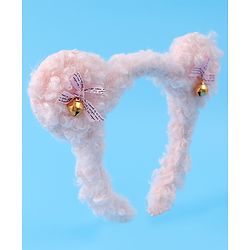 Babyhug Hair Band with Bow Applique Free Size - Pink