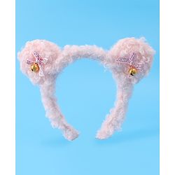 Babyhug Hair Band with Bow Applique Free Size - Pink