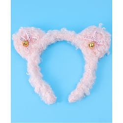 Babyhug Hair Band with Bow Applique Free Size - Pink
