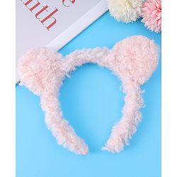 Babyhug Hair Band with Bow Applique Free Size - Pink