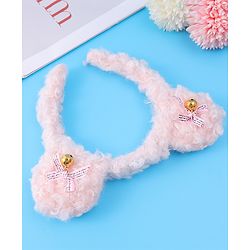 Babyhug Hair Band with Bow Applique Free Size - Pink