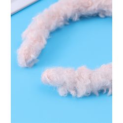 Babyhug Hair Band with Bow Applique Free Size - Pink