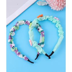 Babyhug Assorted Hair Bands Free Size Set of 3 - Multicolor