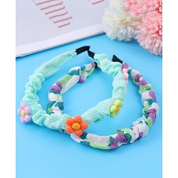 Babyhug Assorted Hair Bands Free Size Set of 3 - Multicolor