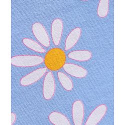 Babyhug Cotton Knit Full Sleeves Night Suit With Floral Print - Light Blue