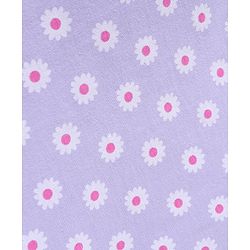 Babyhug Cotton Knit Full Sleeves Floral Printed Night Suit - Purple