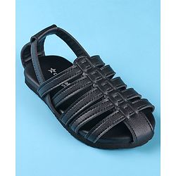 Cute Walk by Babyhug Back Covered Slip on Sandal - Black