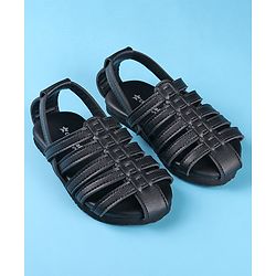 Cute Walk by Babyhug Back Covered Slip on Sandal - Black