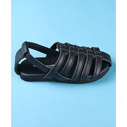 Cute Walk by Babyhug Back Covered Slip on Sandal - Black