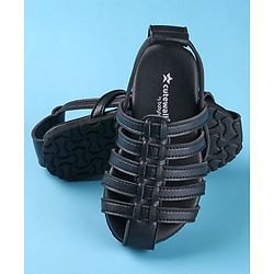 Cute Walk by Babyhug Back Covered Slip on Sandal - Black