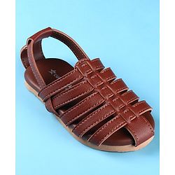 Cute Walk by Babyhug Back Covered Slip on Sandal - Black