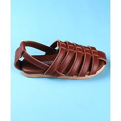 Cute Walk by Babyhug Back Covered Slip on Sandal - Black