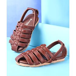 Cute Walk by Babyhug Back Covered Slip on Sandal - Black