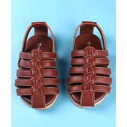 Cute Walk by Babyhug Back Covered Slip on Sandal - Black