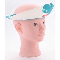 Babyhug Crocodile Shaped Shower Cap - Blue