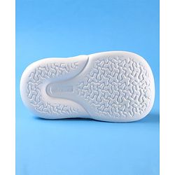 Cute Walk by Babyhug Clogs with Backstrap Beach Theme Applique - White