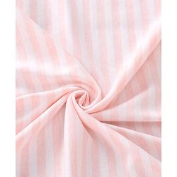 Babyhug Cotton Knit Hooded Wrapper with Stripes L  76 x B 76 cm - Orange