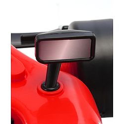 Babyhug F1 Little Racer Foldable Activity Walker with Adjustable Height|Music & Lights|Steering Wheel with Comfy Seat & Push Handle - Red