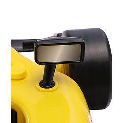 Babyhug F1 Little Racer Foldable Activity Walker with Adjustable Height|Music & Lights|Steering Wheel with Comfy Seat & Push Handle -  Yellow