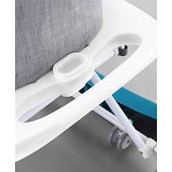 Babyhug 2 In 1 Multifunctional Baby Walker Cum Rocker With 3 Level Height Adjustment Musical Play Tray & Monkey Toy - Sea Green
